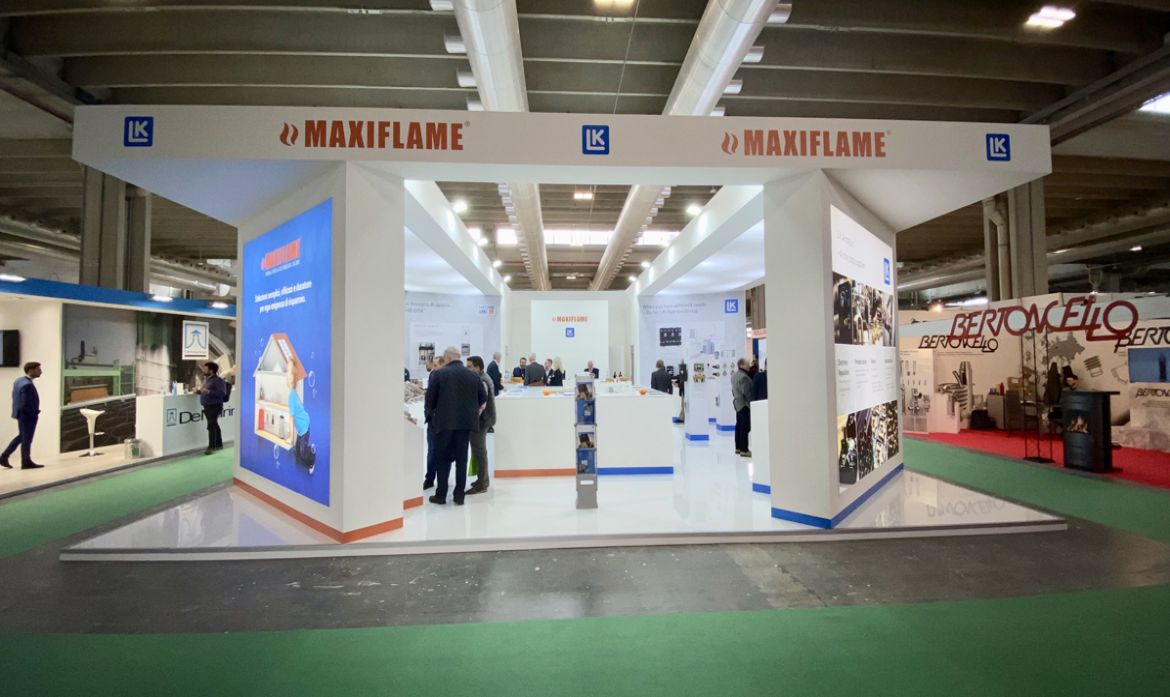 STAND MAXIFLAME A PROGETTO FUOCO